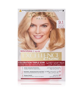 کیت رنگ مو لورآل اکسلانس شماره 9.1 طلایی دودی