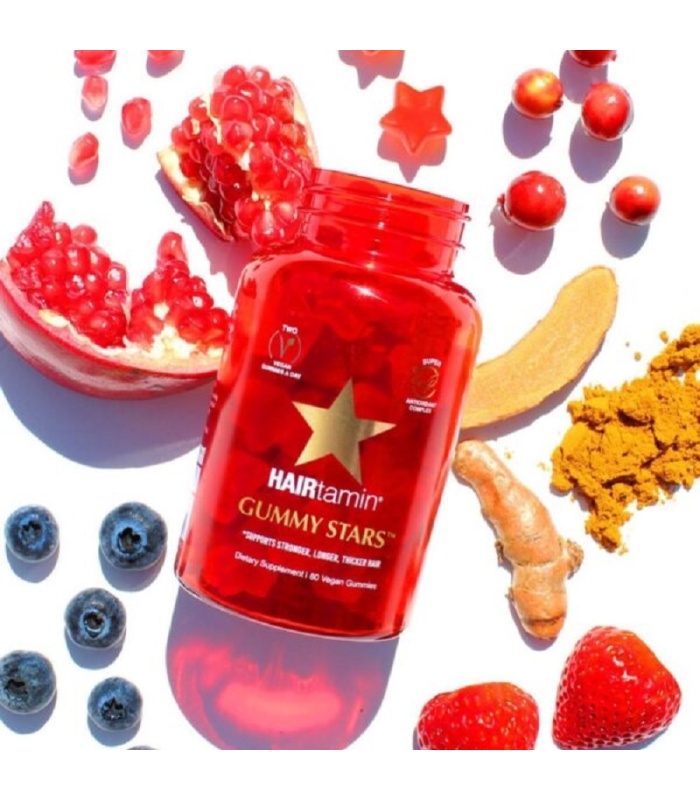 پاستیل تقویت کننده و ضدریزش مو هیرتامین 60 عددی