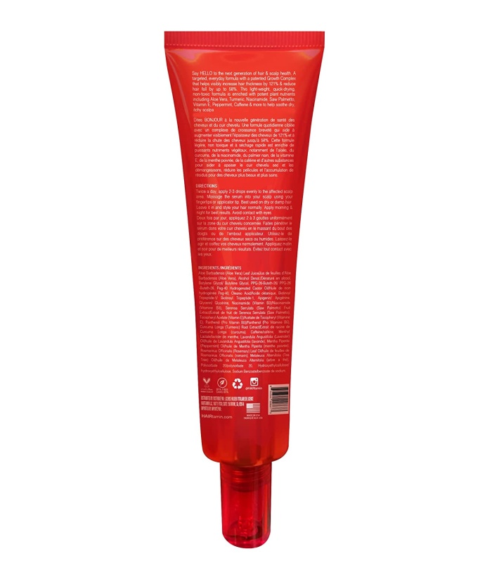 سرم مو هیرتامین تقویت کننده وضد ریزش مو ۶۰ میلی لیتر