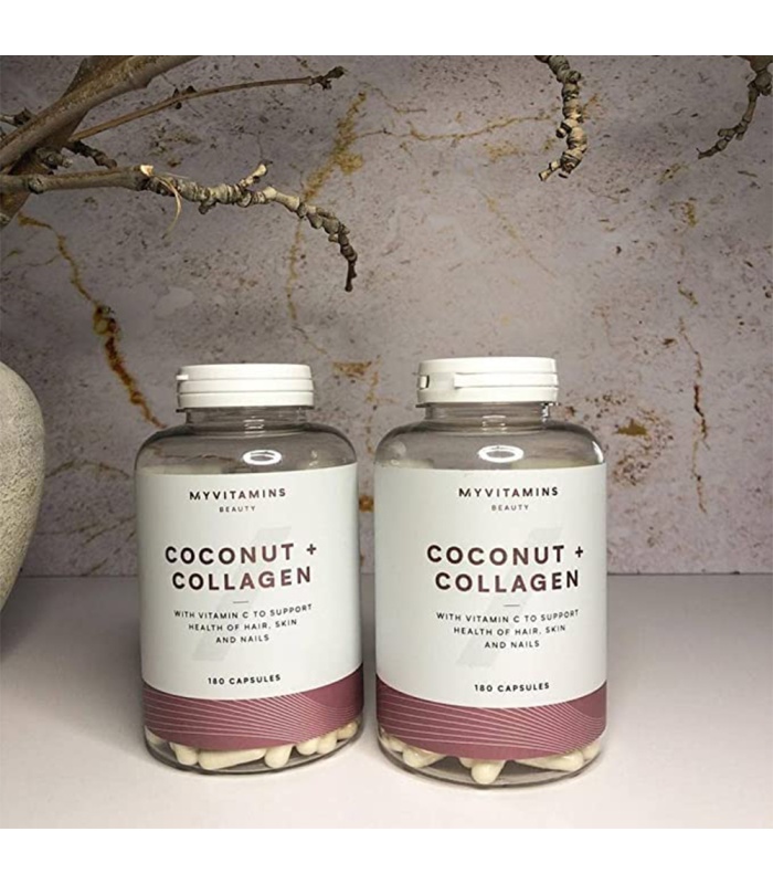 کپسول تقویت پوست،مو وناخن کوکونات کلاژن مای ویتامینز ۱۸۰عددی