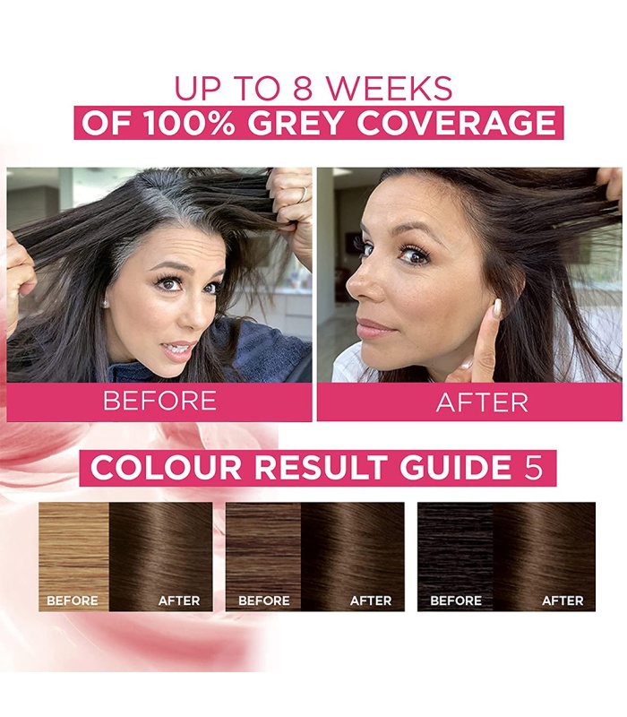 کیت رنگ مو لورآل 5 اکسلانس قهوه ای