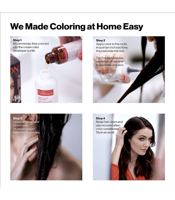 کیت رنگ مو بدون آمونیاک رولون شماره 10مشکی حجم 59 میلی لیتر