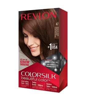 کیت رنگ مو بدون آمونیاک رولون شماره 47 قهوه ای متوسط حجم 59 میلی لیتر