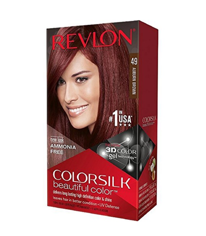 کیت رنگ مو بدون آمونیاک رولون شماره 49  قهوه ای بور حجم 59 میلی لیتر