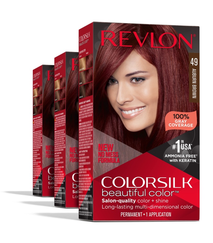 کیت رنگ مو بدون آمونیاک رولون شماره 49  قهوه ای بور حجم 59 میلی لیتر