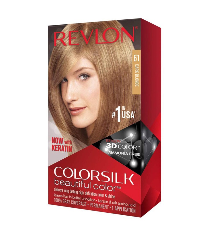 کیت رنگ مو بدون آمونیاک رولون شماره  61 بلوند تیره حجم 59 میلی لیتر