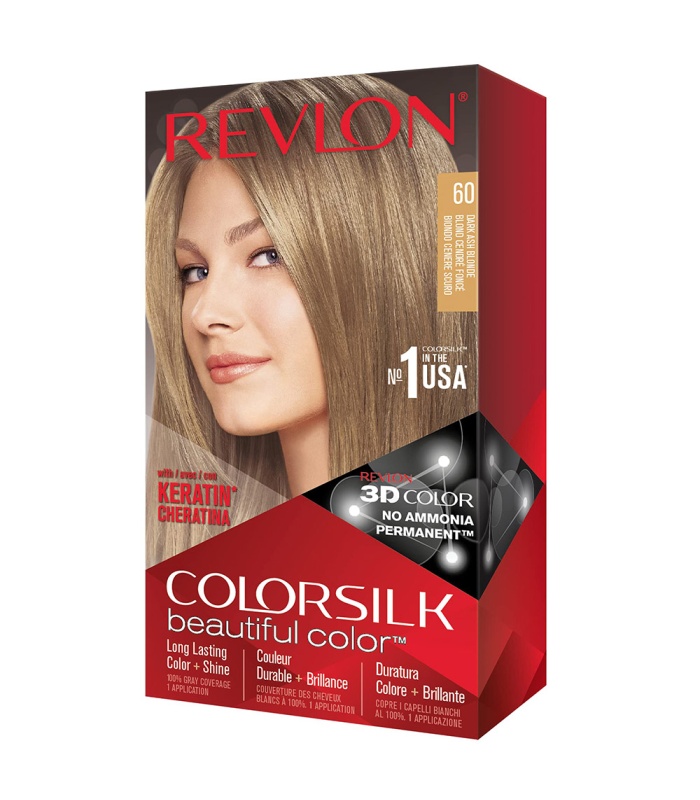 کیت رنگ مو بدون آمونیاک رولون شماره 60 بلوند خاکستری تیره حجم 59 میلی لیتر