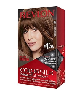 کیت رنگ مو بدون آمونیاک رولون شماره 43 قهوه ای طلایی متوسط حجم 59 میلی لیتر