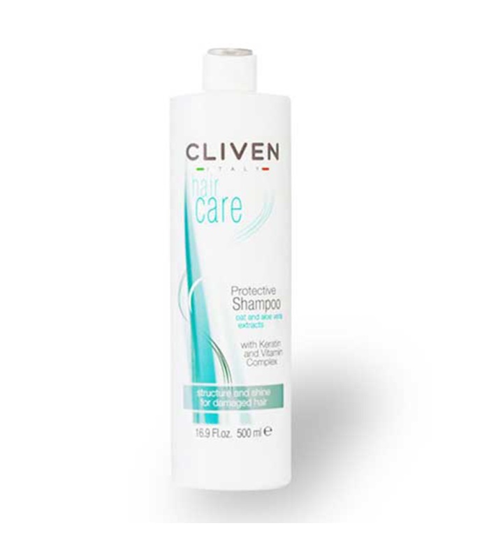 شامپو کراتینه کلیون مناسب موهای آسیب دیده حجم 500 میلی لیتر