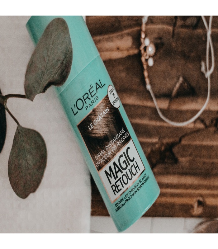 اسپری کانسیلر ریشه مو لورآل بلوند تیره  Magic Retouch حجم 75 میلی لیتر