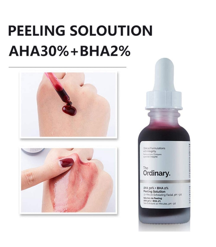 سرم پیلینگ و لایه بردار اوردینری The Ordinary AHA 30% + BHA 2% Peeling Solution
