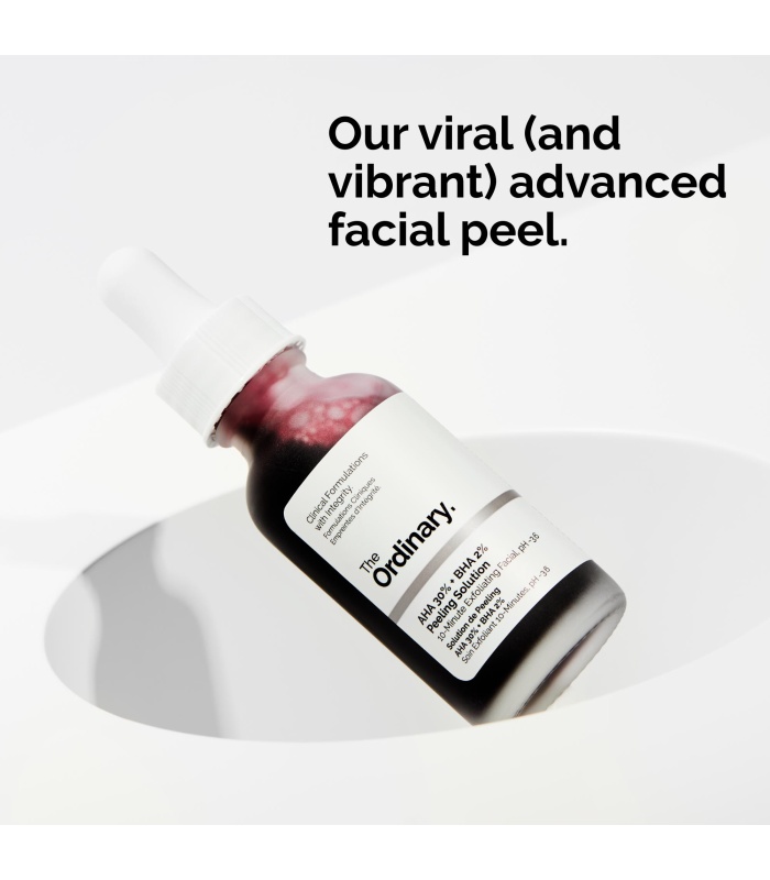 سرم پیلینگ و لایه بردار اوردینری The Ordinary AHA 30% + BHA 2% Peeling Solution