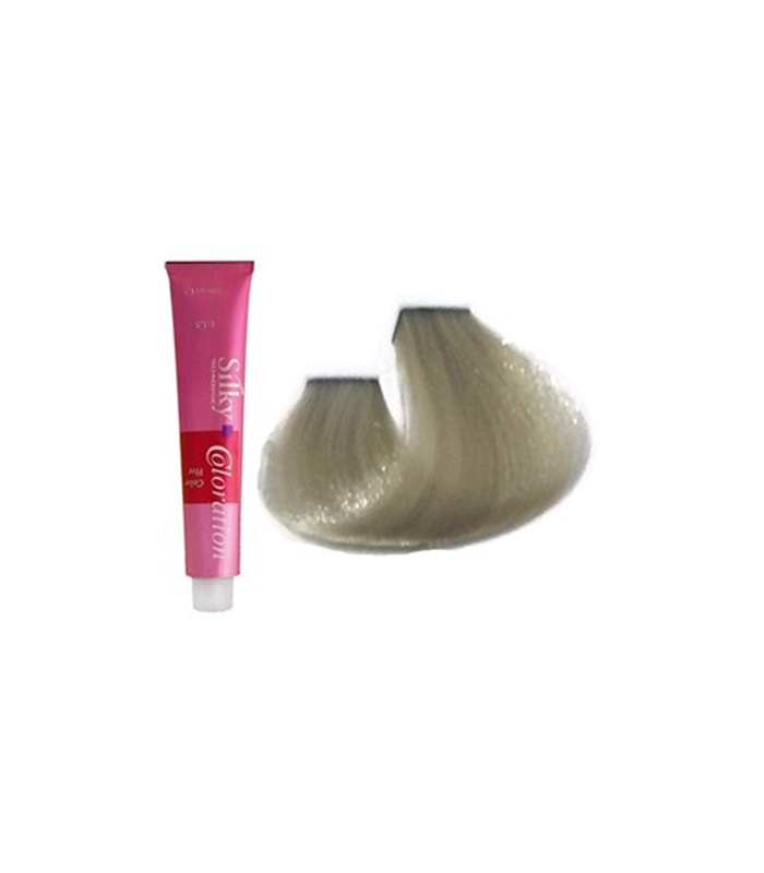 رنگ موی سیلکی شماره 902 بلوند زیتونی بسیار روشن