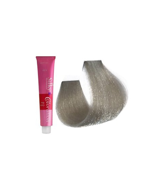 رنگ موی سیلکی شماره 11.20 بلوند زیتونی شدید بسیار روشن