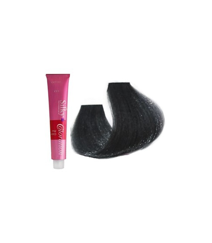 رنگ موی سیلکی رنگ خاکستری تیره Dark Grey