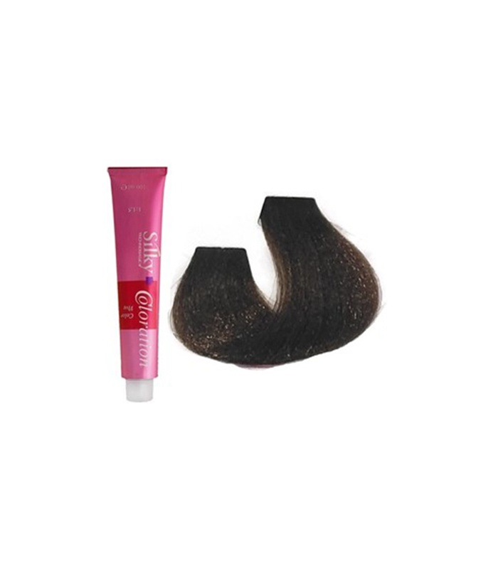 رنگ موی سیلکی شماره 6.35 بلوند ماهاگونی طلایی تیره