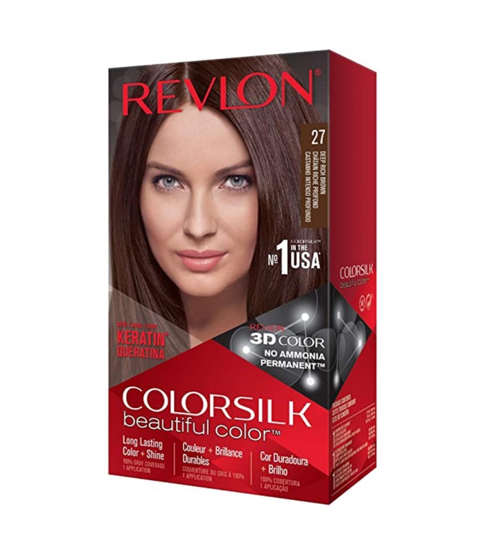 کیت رنگ مو بدون آمونیاک رولون شماره 27قهوه ای تیره حجم 59 میلی لیتر