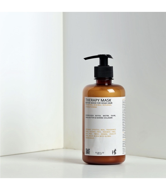 ماسک درمانی بوتاکس موهای آسیب دیده بدون سولفات اچ اس 5 (HS5) 500ml