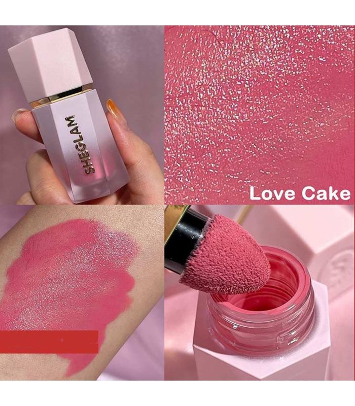 رژگونه مایع شیگلم مدل SHEGLAM Liquid Blush Love Cake