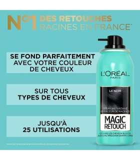 اسپری کانسیلر ریشه مو لورآل مدل Magic Retouch قهوه ای حجم 75 میلی لیتر