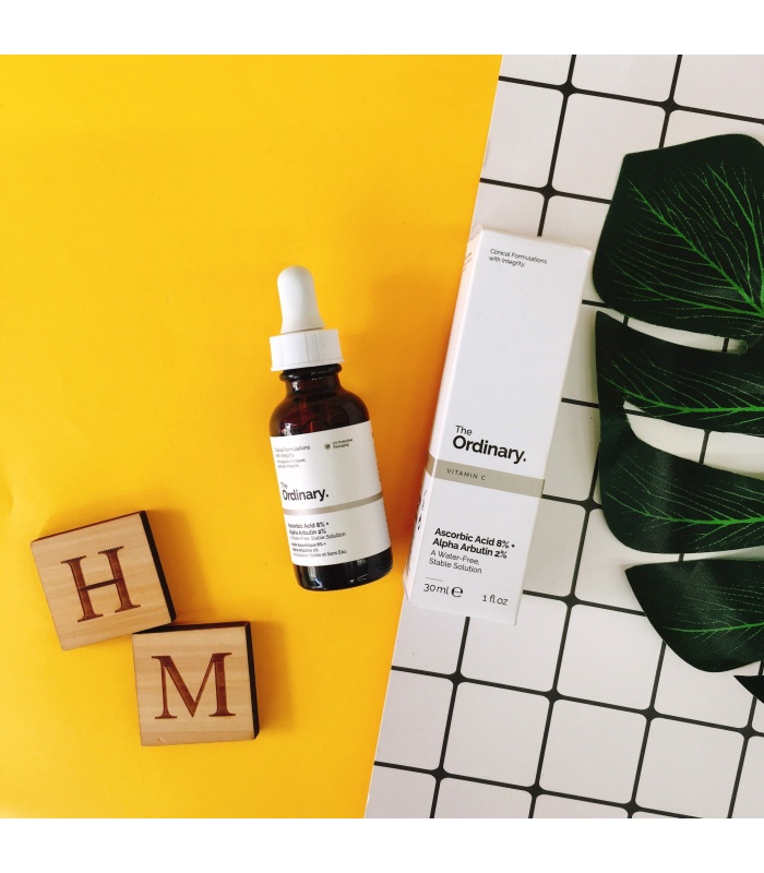 سرم اسکوربیک ۸% و آلفا آربوتین ۲% اوردینری the ordinary Ascorbic Acid 8% + Alpha Arbutin 2%