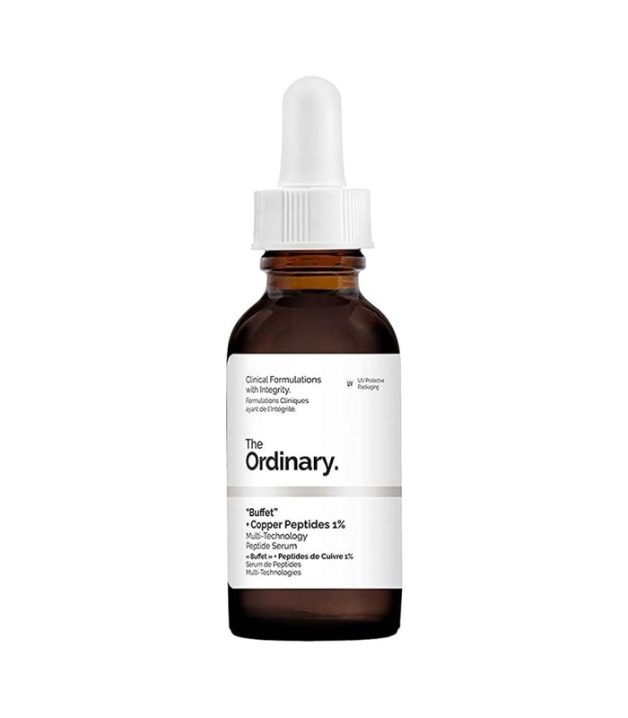 سرم بافت کوپر اوردینری ضد چروک و جوانساز پوست The Ordinary Buffet Copper Peptides 1%