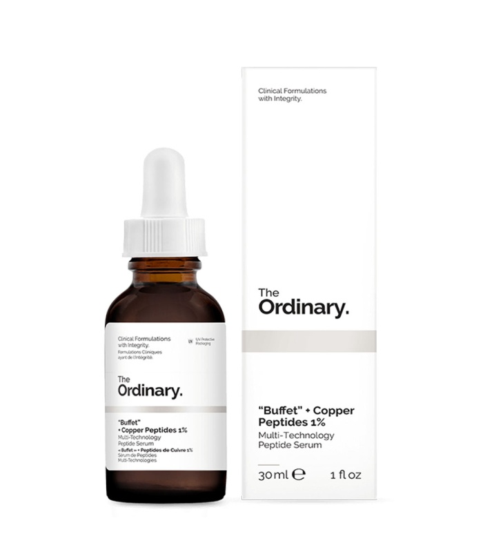 سرم بافت کوپر اوردینری ضد چروک و جوانساز پوست The Ordinary Buffet Copper Peptides 1%