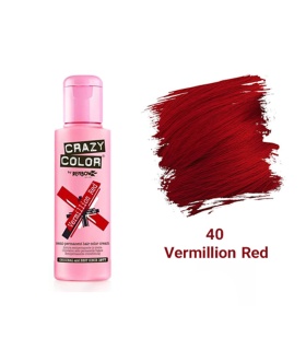 رنگ فانتزی کریزیکالر شماره 40 (Vermillion Red)