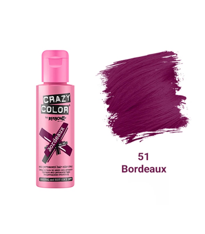 رنگ فانتزی کریزی‌کالر شماره 51(Bordeaux)