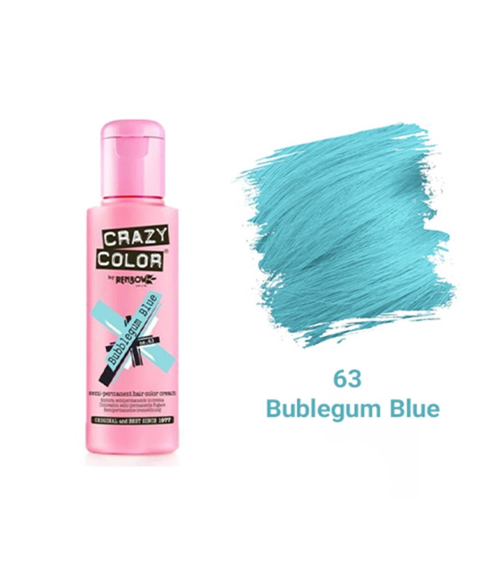 رنگ فانتزی کریزی‌کالر شماره 63 (Bublegum Blue)