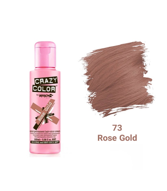رنگ فانتزی کریزی‌کالر شماره 73 (Rose Gold)