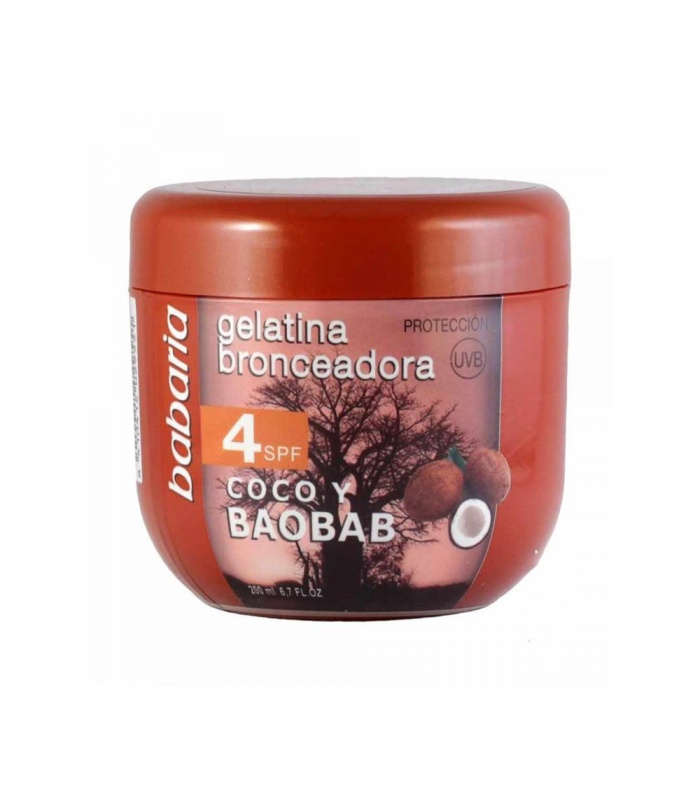 ژل برنزه کننده باباریا حاوی روغن بائوباب 200 میلی لیتر