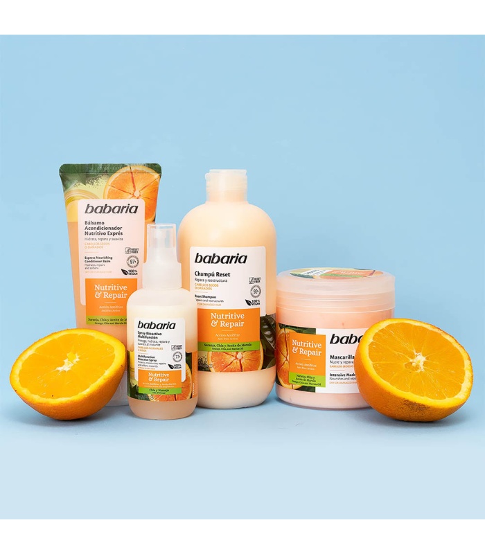 ماسک مو ترمیم کننده ومغذی  مناسب موهای خشک باباریا 400 میل