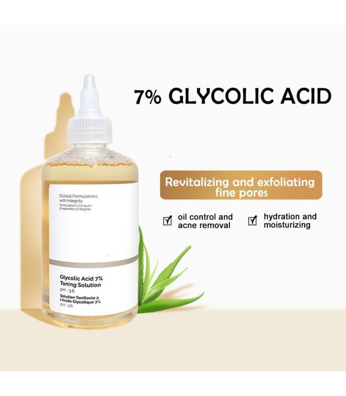 تونر گلیکولیک اسید اوردینری The Ordinary Glycolic Acid 7% Toning Solution