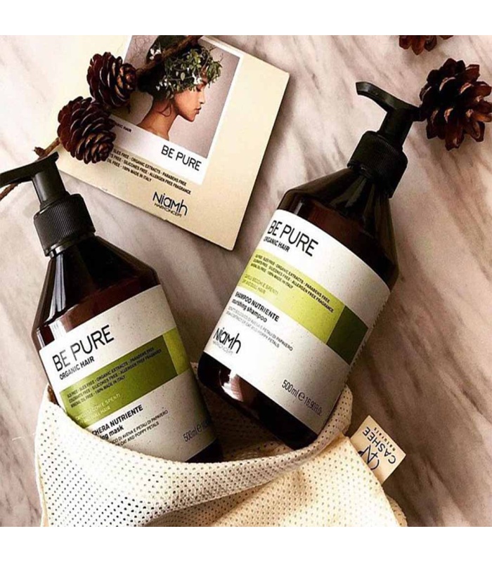 شامپو تغذیه کننده مو بی پیور سری(BePure) Niamh مدل آبرسان حجم 1000 میلی لیتر