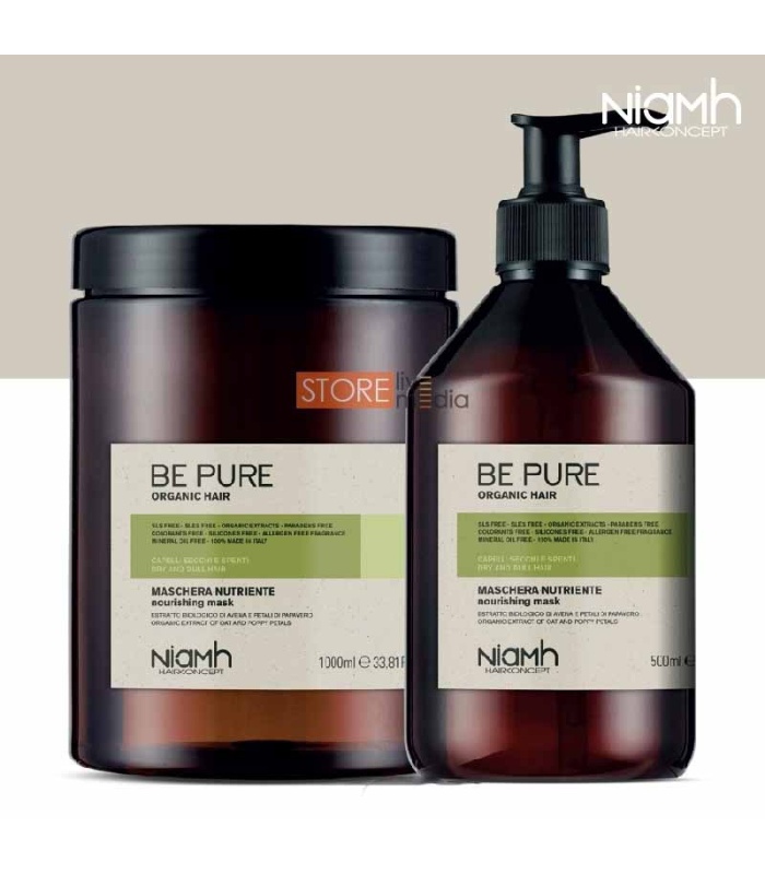 ماسک تغذیه کننده مو بدون سولفات بی پیور (BePure) حجم1000 میلی لیتر