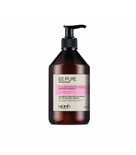 شامپو ضد ریزش بدون سولفات مخصوص موهای ضعیف بی پیور (BePure)مدلScalp Defence حجم 500 میلی لیتر