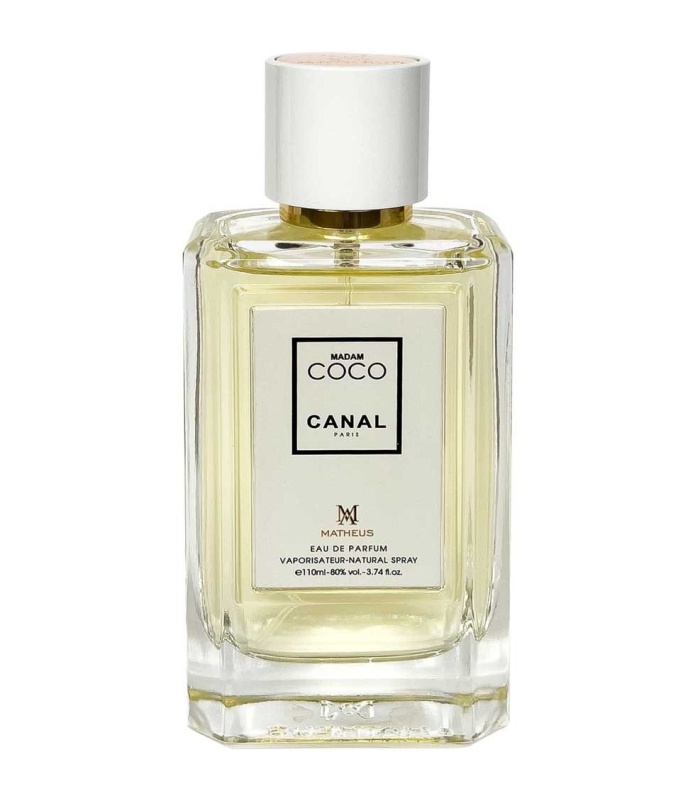 عطر زنانه متئوس (Matheus) مدل شنل کوکو مادمازل حجم 110 میلی لیتر