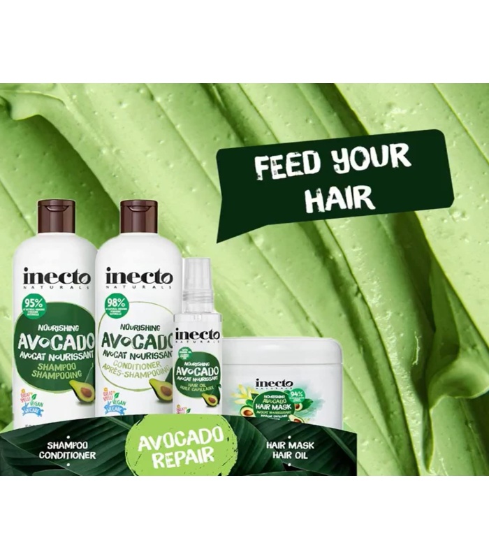 شامپو تغذیه کننده اینکتو  مدل آووکادو (Inecto Avocado Shampoo)حجم 500میلی لیتر