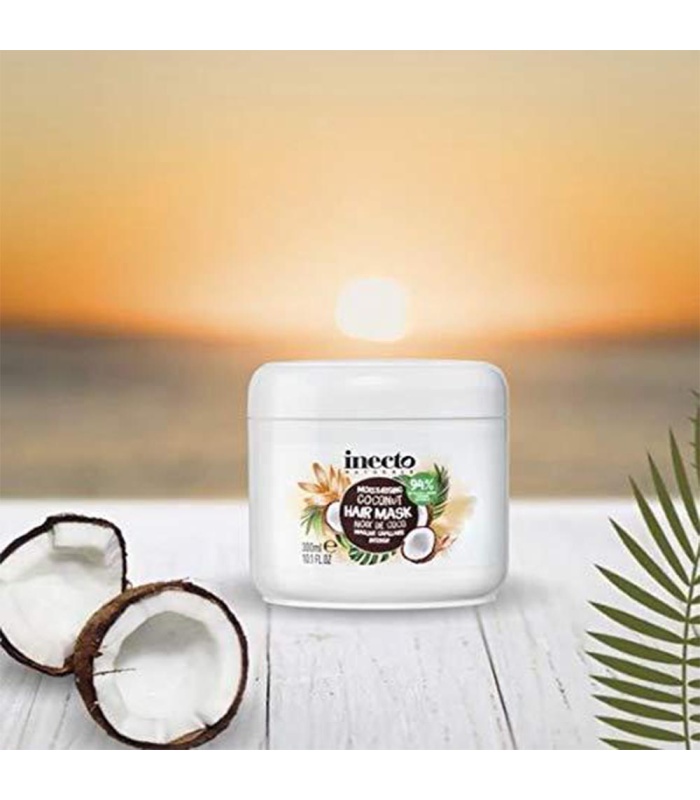 ماسک مو آبرسان اینکتو (Inecto)نارگیل حجم 300میلی لیتر