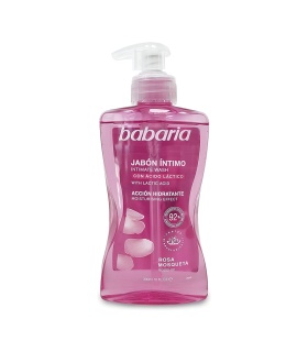 ژل بهداشتی بانوان باباریا(Babaria) حاوی روغن گل رز حجم 300 میلی لیتر