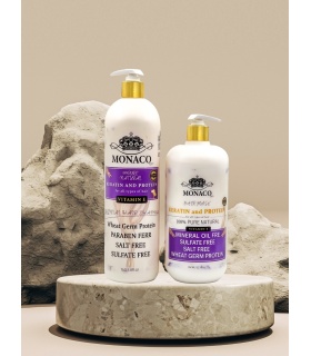 شامپو کراتین وپروتیین بدون سولفات موناکو (Monaco) 1000 میلی لیتر