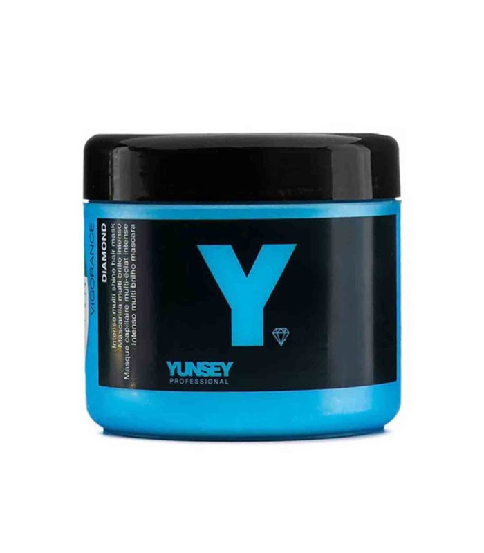ماسک مو دایموند یانسی (Yunsey) مدل DIAMOND براق کننده و تقویت کننده حاوی پودر الماس حجم 500 میلی لیتر
