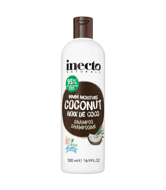 شامپو نارگیل اینکتو مخصوص موهای خشک (Inecto Coconut Shampoo)حجم 500میلی لیتر
