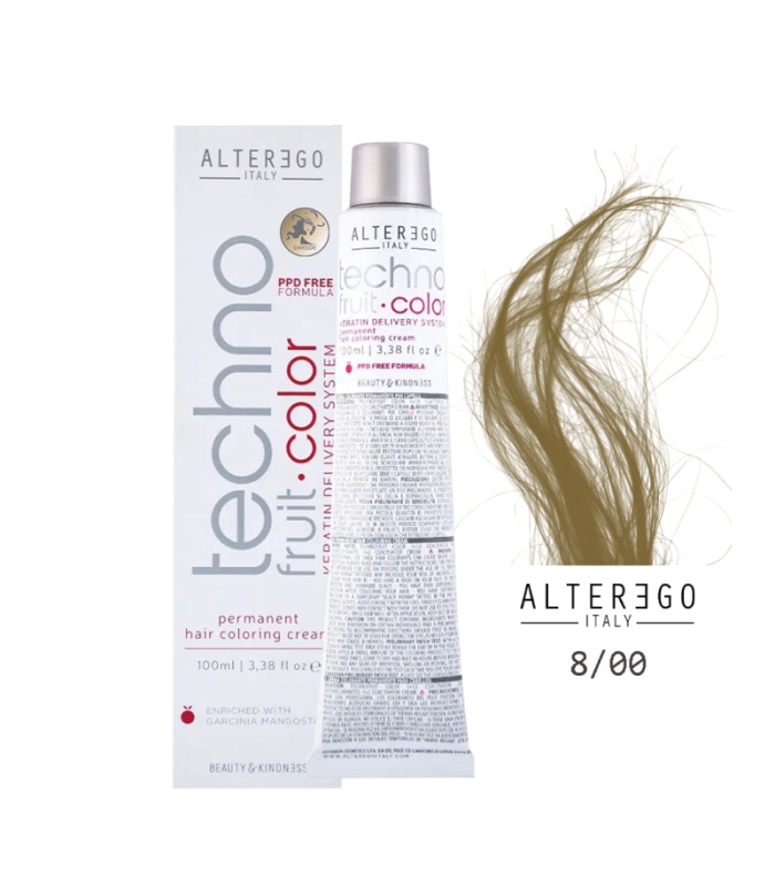 رنگ مو تکنو آلترگو8.00 بلوند روشن عمیق(Alterego Techno)