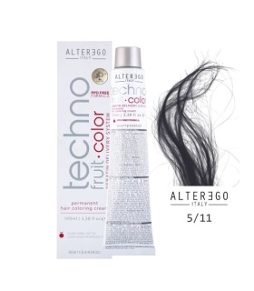 رنگ مو تکنو آلترگو 5.11 خاکستری بلوطی(بژ) خیلی روشن (Alterego Techno)