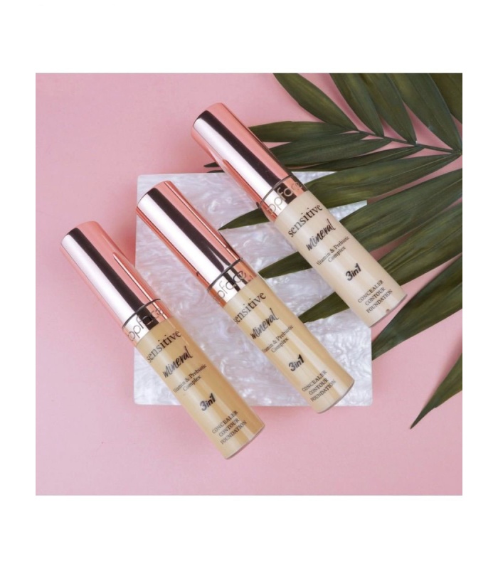 کانسیلر 3 در 1 فول کاور تاپ فیس شماره 001 (Topface)