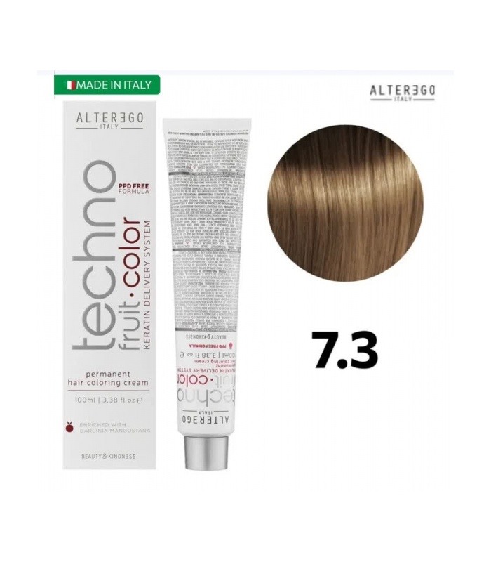 رنگ مو تکنو آلترگو 7.3 بلوند طلایی (Alterego Techno)
