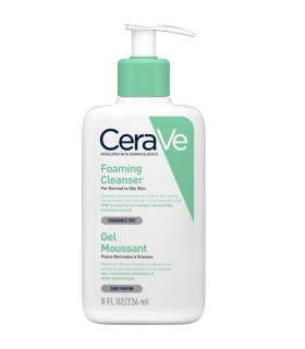 فوم شوینده پوست نرمال تا چرب صورت سراوی(Cerave) 236 میلی لیتر