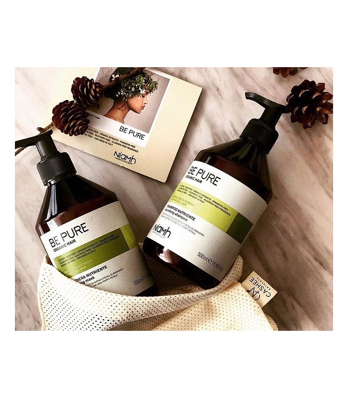 شامپو تغذیه کننده مو بی پیور سری(BePure) Niamh مدل آبرسان حجم 500 میلی لیتر